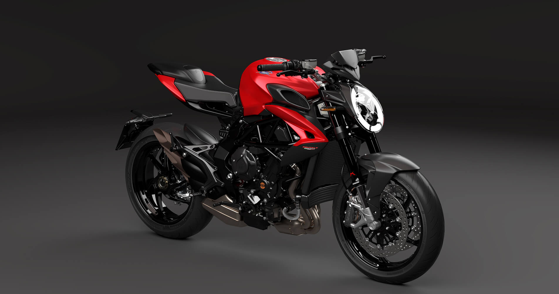 Brutale 800 in Matt Red / Carbon Black