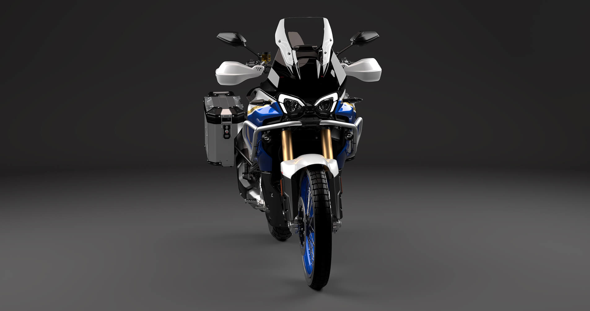 Enduro Veloce in Pearl White / Nordic Blue
